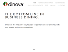 Tablet Screenshot of dinova.com
