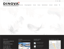 Tablet Screenshot of dinova.ch