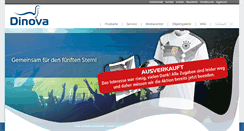 Desktop Screenshot of dinova.de