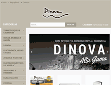 Tablet Screenshot of dinova.com.ar